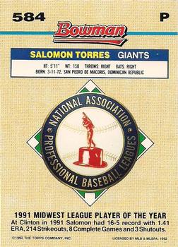 Salomon Torres  baseball card collectible - Main Image 2