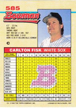 Carlton Fisk  baseball card collectible - Main Image 2