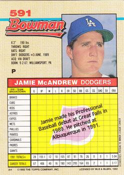 Jamie McAndrew  baseball card collectible - Main Image 2