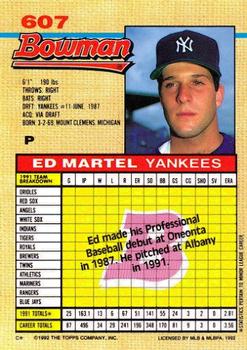 Ed Martel  baseball card collectible - Main Image 2