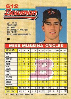 Mike Mussina  baseball card collectible - Main Image 2
