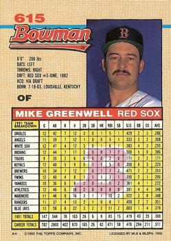 Mike Greenwell  baseball card collectible - Main Image 2