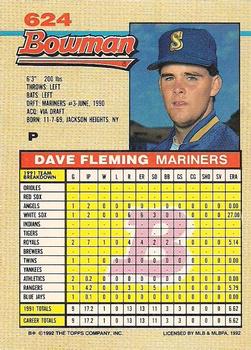 Dave Fleming  baseball card collectible - Main Image 2