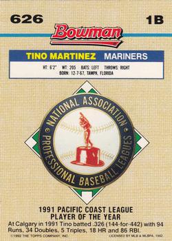 Tino Martinez  baseball card collectible - Main Image 2