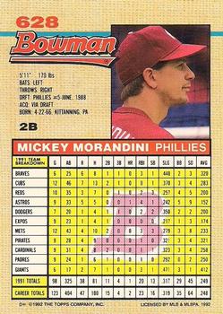 Mickey Morandini  baseball card collectible - Main Image 2