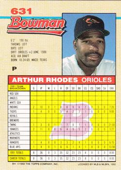 Arthur Rhodes  baseball card collectible - Main Image 2