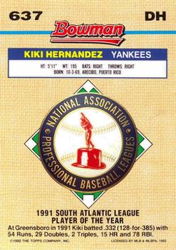 Kiki Hernandez  baseball card collectible - Main Image 2
