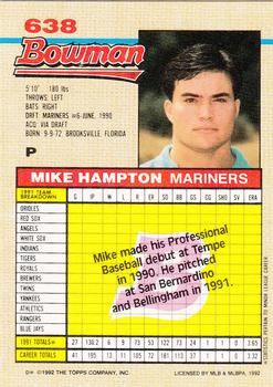 Mike Hampton  baseball card collectible - Main Image 2