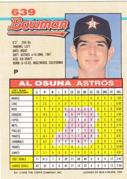 Al Osuna  baseball card collectible - Main Image 2