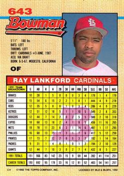 Ray Lankford  baseball card collectible - Main Image 2
