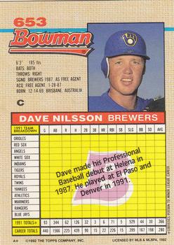Dave Nilsson  baseball card collectible - Main Image 2