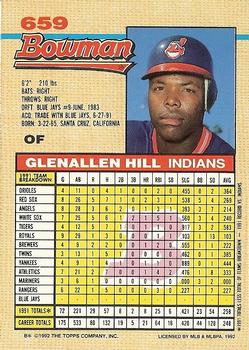 Glenallen Hill  baseball card collectible - Main Image 2
