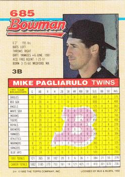 Mike Pagliarulo  baseball card collectible - Main Image 2