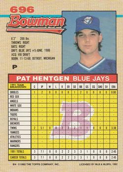 Pat Hentgen  baseball card collectible - Main Image 2