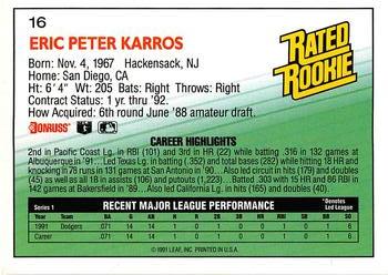 Eric Karros  baseball card collectible - Main Image 2