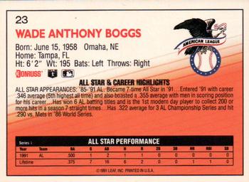 Wade Boggs  baseball card collectible - Main Image 2