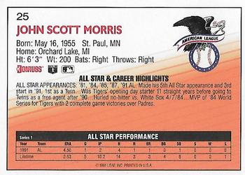 Jack Morris  baseball card collectible - Main Image 2