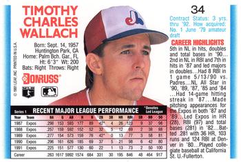 Tim Wallach  baseball card collectible - Main Image 2