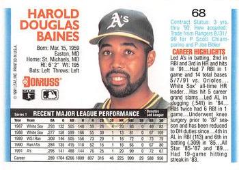 Harold Baines  baseball card collectible - Main Image 2