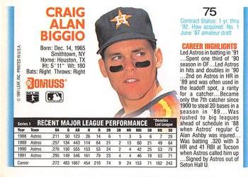 Craig Biggio  baseball card collectible - Main Image 2