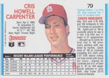 Cris Carpenter  baseball card collectible - Main Image 2
