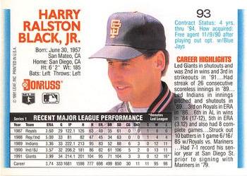 Bud Black  baseball card collectible - Main Image 2