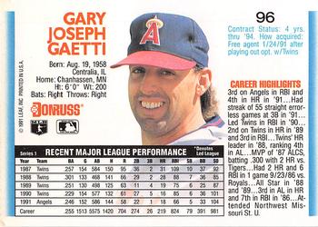 Gary Gaetti  baseball card collectible - Main Image 2
