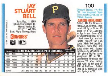 Jay Bell  baseball card collectible - Main Image 2