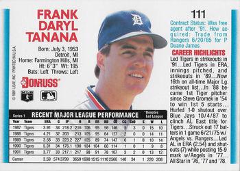 Frank Tanana  baseball card collectible - Main Image 2