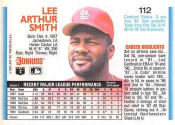 Lee Smith  baseball card collectible - Main Image 2