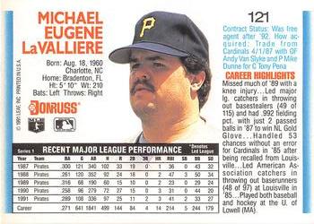 Mike LaValliere  baseball card collectible - Main Image 2