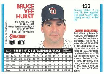 Bruce Hurst  baseball card collectible - Main Image 2
