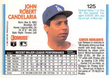 John Candelaria  baseball card collectible - Main Image 2