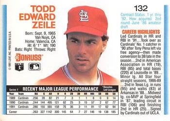 Todd Zeile  baseball card collectible - Main Image 2