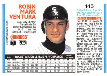 Robin Ventura  baseball card collectible - Main Image 2