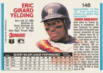 Eric Yelding  baseball card collectible - Main Image 2