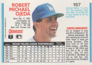 Bobby Ojeda  baseball card collectible - Main Image 2