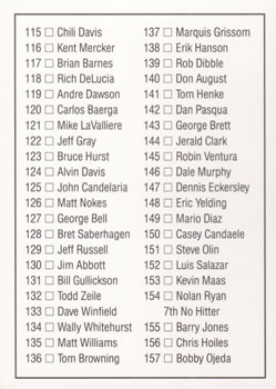 Checklist: 80-157  baseball card collectible - Main Image 2