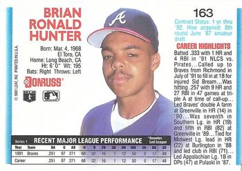 Brian Hunter  baseball card collectible - Main Image 2