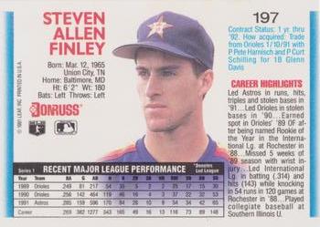 Steve Finley  baseball card collectible - Main Image 2