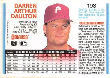Darren Daulton  baseball card collectible - Main Image 2