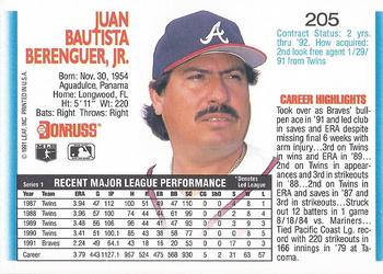 Juan Berenguer  baseball card collectible - Main Image 2