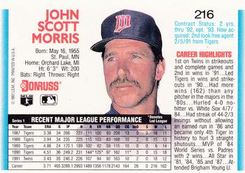 Jack Morris  baseball card collectible - Main Image 2