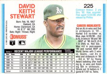Dave Stewart  baseball card collectible - Main Image 2