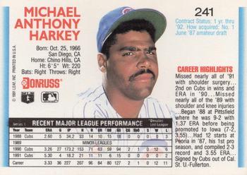 Mike Harkey  baseball card collectible - Main Image 2