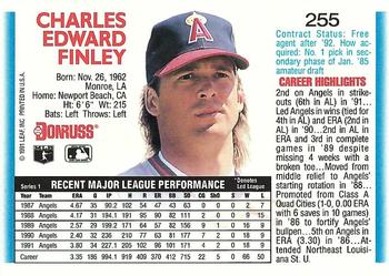 Chuck Finley  baseball card collectible - Main Image 2