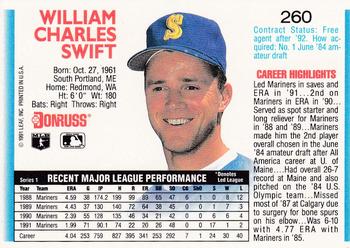 Billy Swift  baseball card collectible - Main Image 2