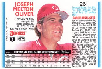 Joe Oliver  baseball card collectible - Main Image 2