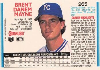 Brent Mayne  baseball card collectible - Main Image 2