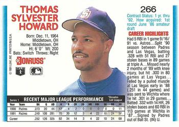 Thomas Howard  baseball card collectible - Main Image 2